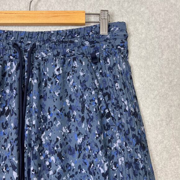 Athleta Allure Navy Blue Avenue Wide Leg Crop Pants Size 10 - Picture 5 of 10